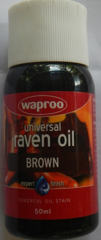 Waproo Raven Oil 50ml Brown "Waproo Raven Oil Waproo Leather Dye, Recolour of Shoes Bags Boots Belt